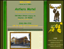 Tablet Screenshot of antlersmotel.com